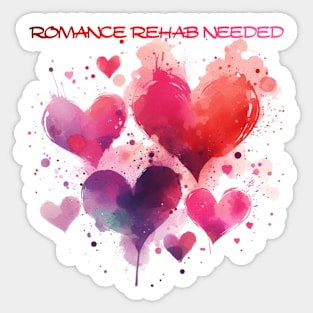 Romance Rehab Needed: Shake Up Valentine's Day with Our Anti-Love Collection! Sticker